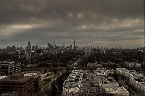 Stormy day in Toronto